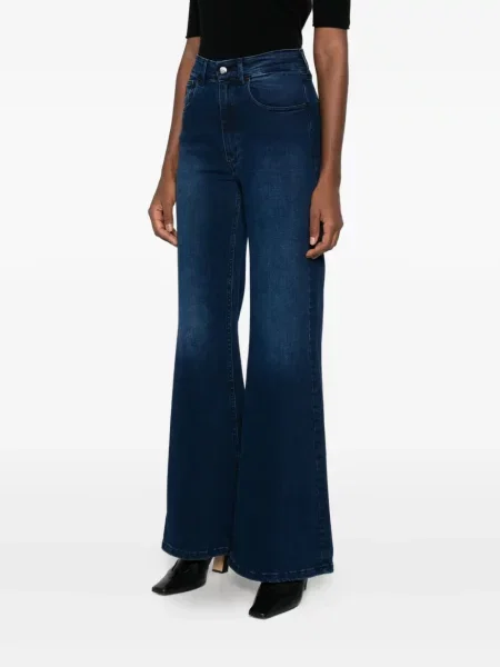 Blugi evazați Lois Jeans albastru