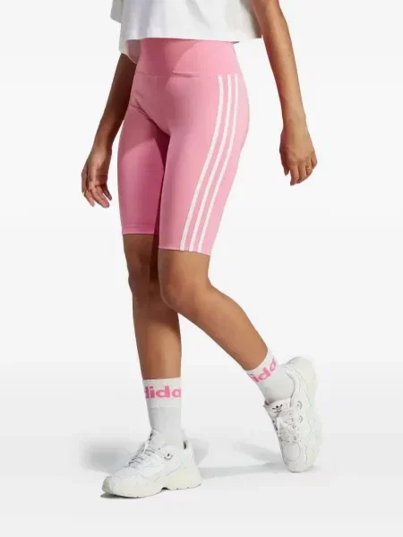 Pantaloni scurți cargo Adidas cu model floral albastru
