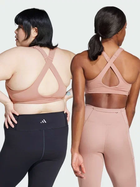 Спортивный топ Adidas розовый