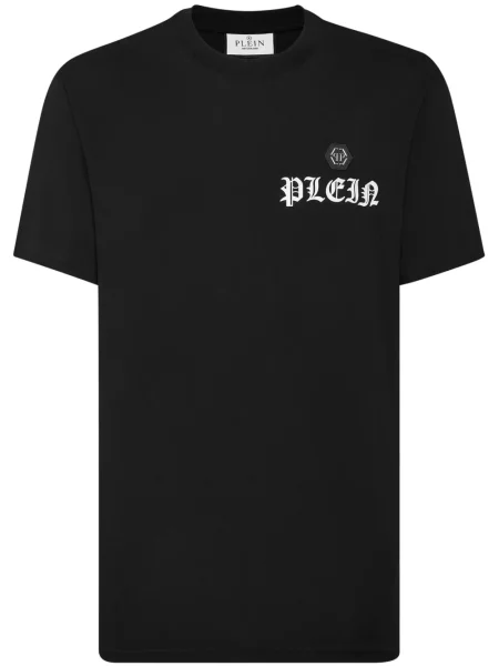 Tricou Philipp Plein cu imagine negru