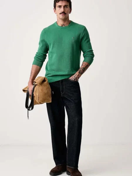 Tommy Hilfiger pulover pentru bărbați din verde