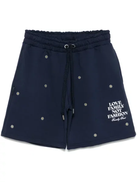 Květinové kraťasy Family First modré