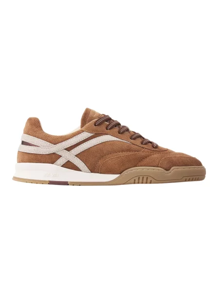Sneakersy Via Vai skórzane brązowe