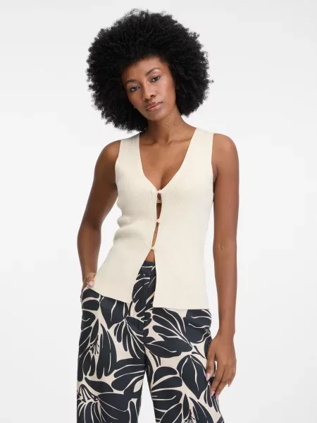 Kamizelka Orsay beżowa