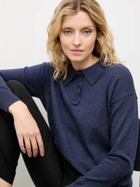 Pulover s kašmirom Answear.LAB tamno plava