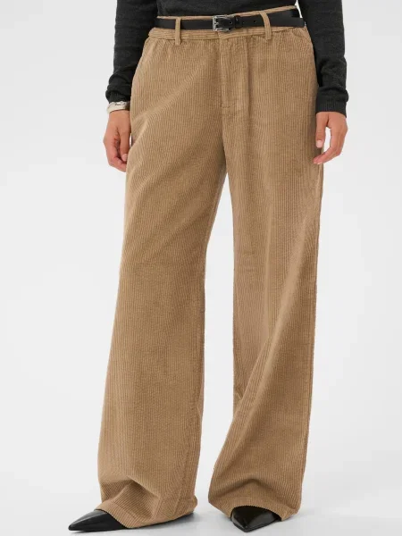 CULTURE Pantaloni Baela cămilă maro