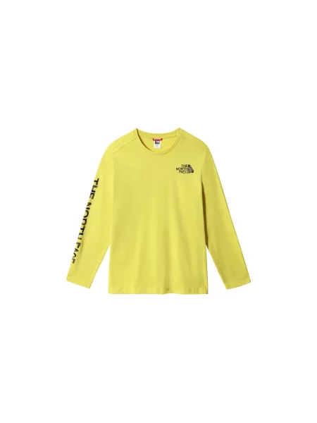 The North Face M Coordinates L/S Tee Acid Yellow Mężczyźni Koszulki The North Face Size: M żółty