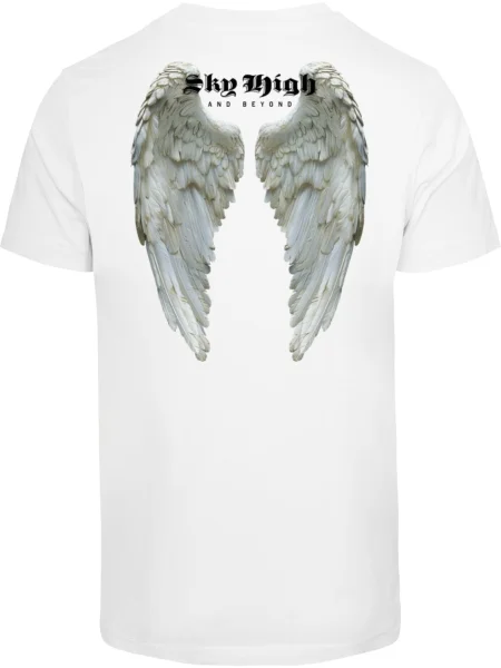 Mister Tee Tricou Sky High verde / verde mentă / negru alb