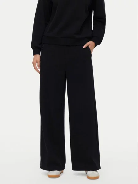 Vero Moda Sportinės kelnės Daisy Wide Leg juoda