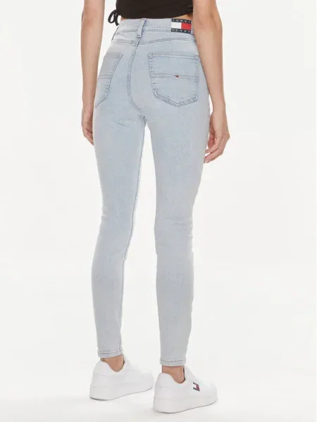 Tommy Jeans Blugi Sylvia Skinny Fit albastru