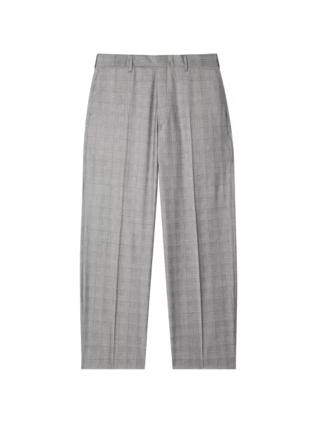 Pantaloni Paul Smith în carouri gri