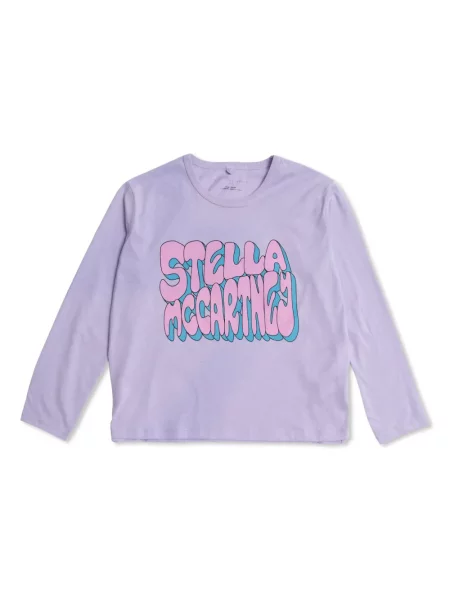 Koszulka dziecięca Stella Mccartney fioletowa