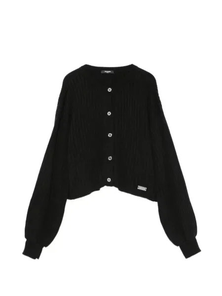 Kardigan dziecięcy Balmain czarny