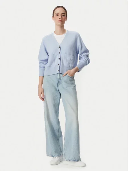Calvin Klein Jeans Ζακέτα Ανοιχτό μπλε