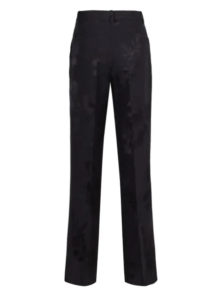 Pantaloni P.a.r.o.s.h. cu model floral cu imagine albastru