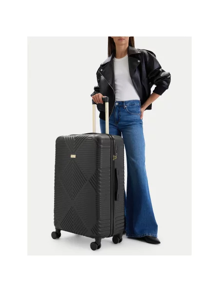 Veliki kofer Nine West BLACK crna