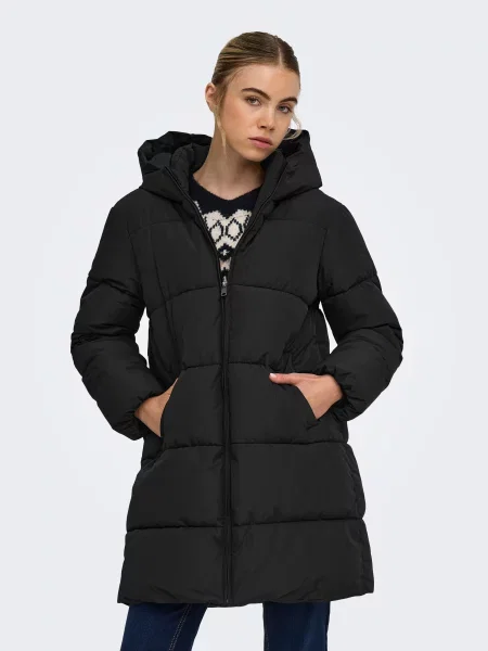 Зимова куртка Only JUTA PUFFER COAT чорний