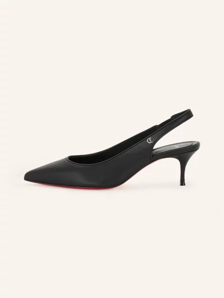 Christian Louboutin Czółenka Z Odkrytą Piętą Sporty Kate Sling 55 schwarz czarna