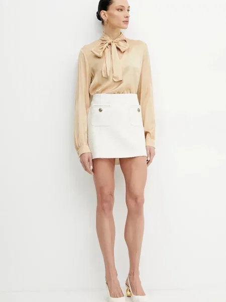 Спідниця Marella DANCING mini пряма білий