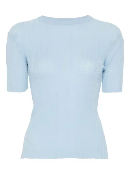 Koszulka Manuel Ritz prążkowana niebieska