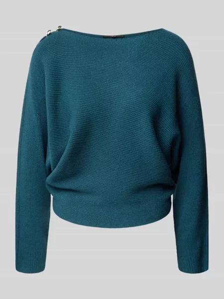Sweter z dzianiny o kroju relaxed fit z mieszanka z ozdobne Zero