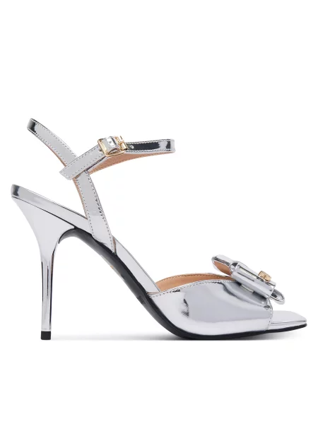 Sandale LOVE MOSCHINO Argintiu