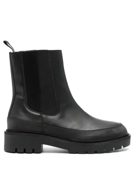Cizme scurte Calvin Klein Jeans negru