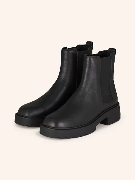 Buty z wyprofilowaną podeszwą i elastycznymi wstawkami Calvin Klein czarne