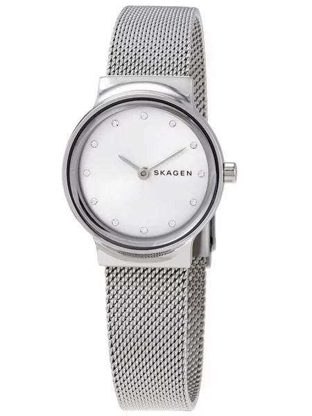 Ceas Skagen plasă alb