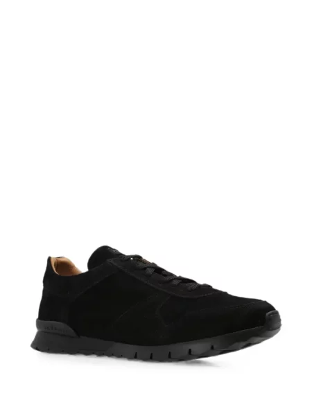 Sneakers Kiton σουέντ κλασικό μαύρο