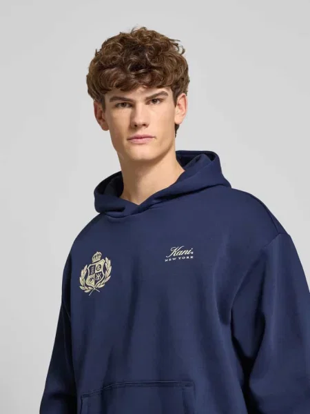 Bluza z kapturem Karl Kani granatowa