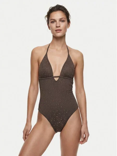 Guess Μαγιό καφέ