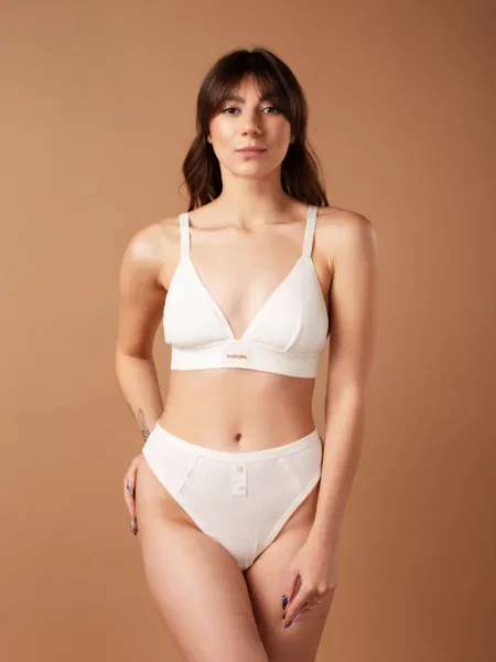 Бюстгальтер brabrabra молочний