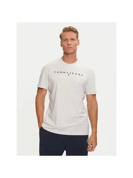Tommy Jeans kratka majica siva