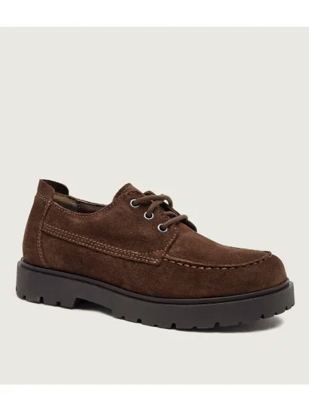 Birkenstock Loafer cipők Highwood Moc Lace Low | zamsz | narrow fit barna