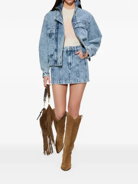 Fusta mini Isabel Marant albastru