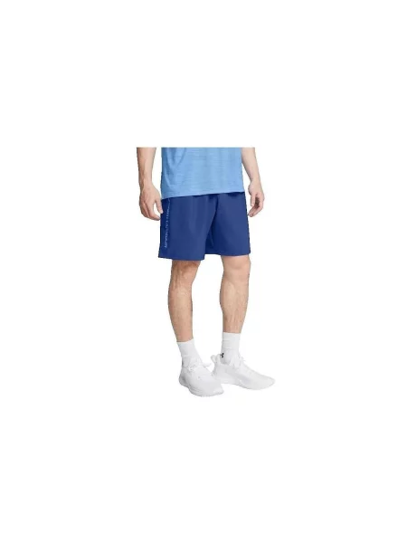 Rövidnadrág Under Armour autogrammal kék