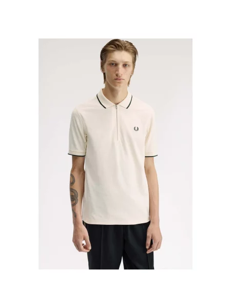 Cămașă Fred Perry din crep alb