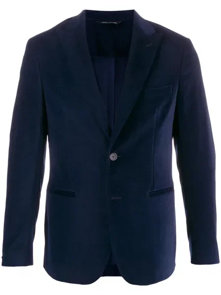Sametový sametové sako Tonello modrý