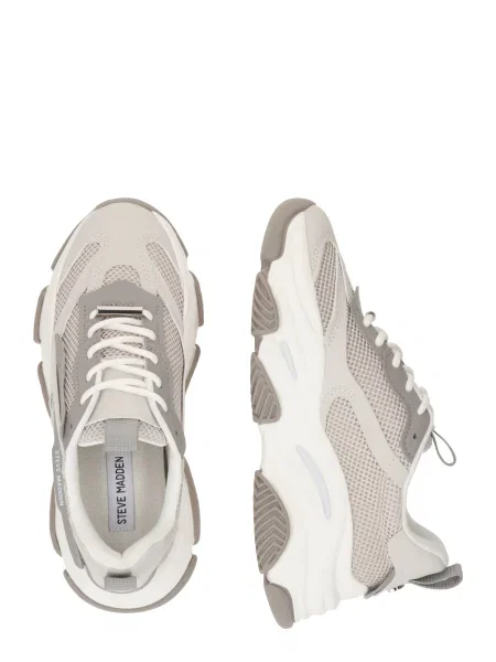 STEVE MADDEN Nízke tenisky POSSESSION sivá / sivobéžová / svetlosivá biela