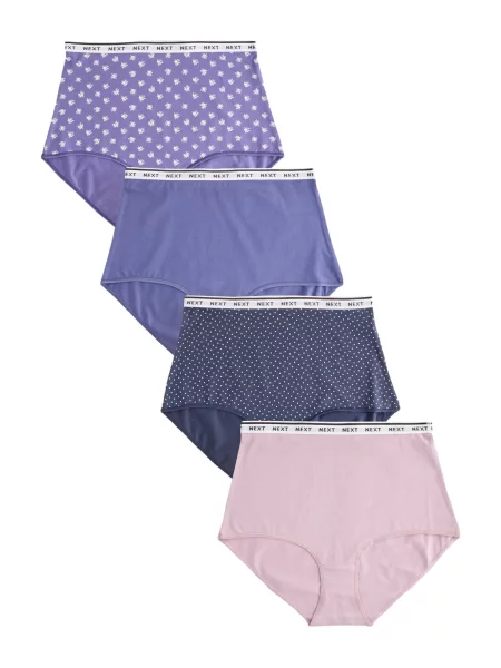 Next Slip bleumarin / închis / mov deschis / roz pastel albastru