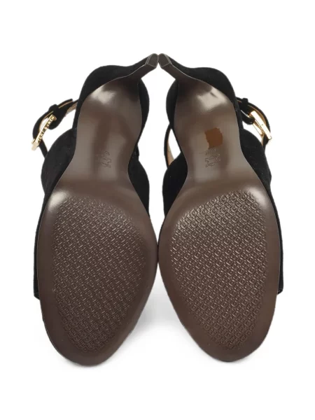 Sandale Tory Burch din piele de căprioară negru