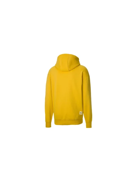 Puma x Michael Lau Reverse Hoodie Mężczyźni Bluzy i bluzy z kapturem Puma Size: XL żółty