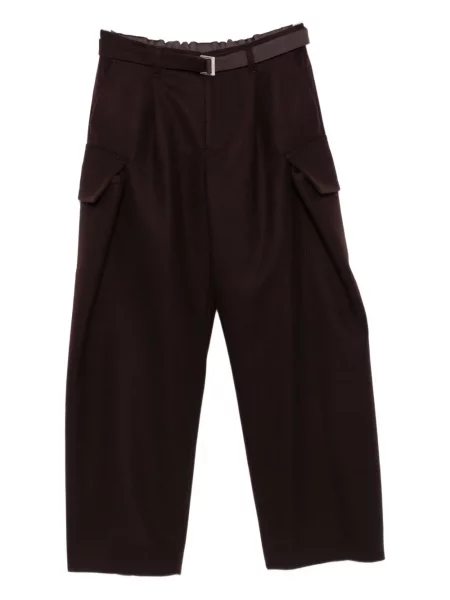 Карго панталони Sacai кафяво