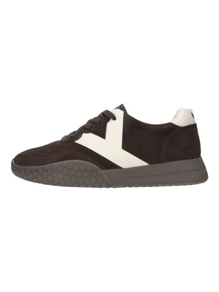Sneakersy Kehnoo skórzane brązowe