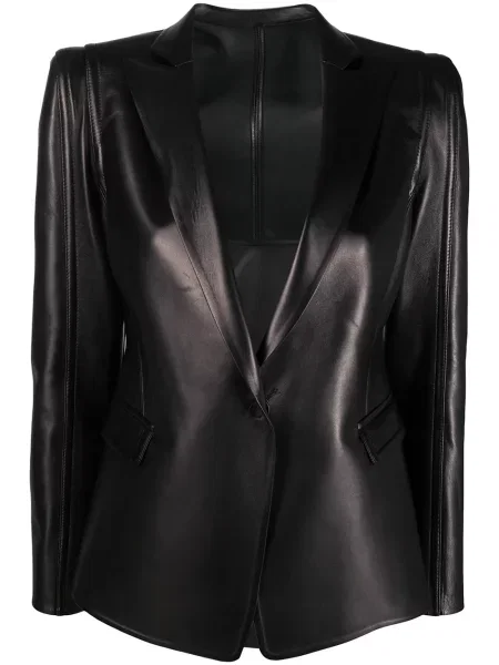 Sacou Valentino Garavani din piele negru