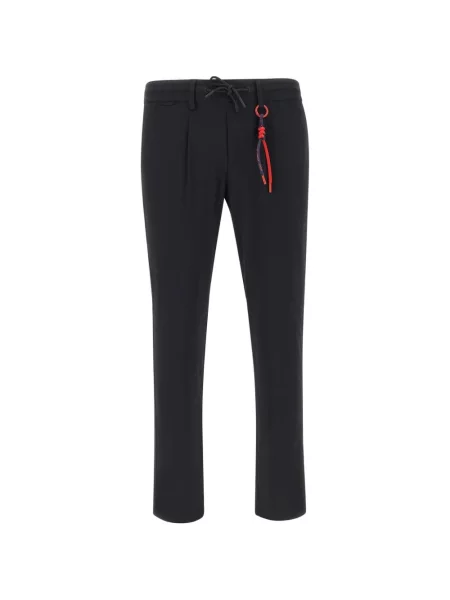 Pantaloni People Of Shibuya cu cordon negru