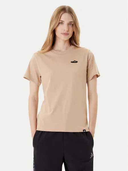 Adidas Póló Slide Graphic Regular Fit bézs