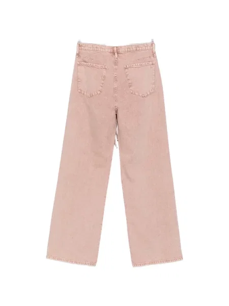 Blugi drepți Rag & Bone cu cordon roz