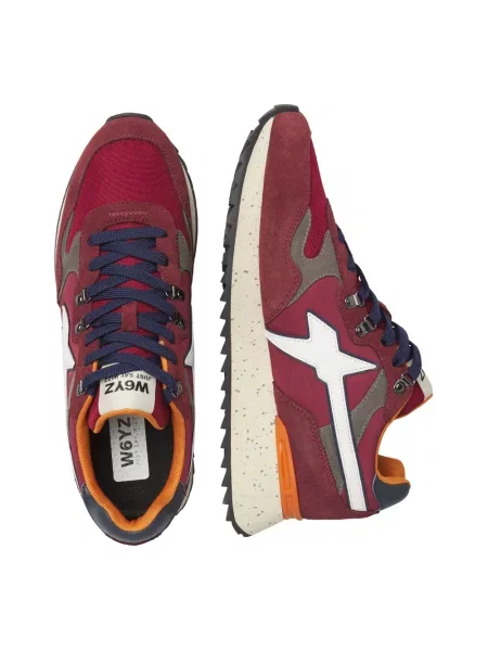 Sneakersy W6yz zamszowe czerwone